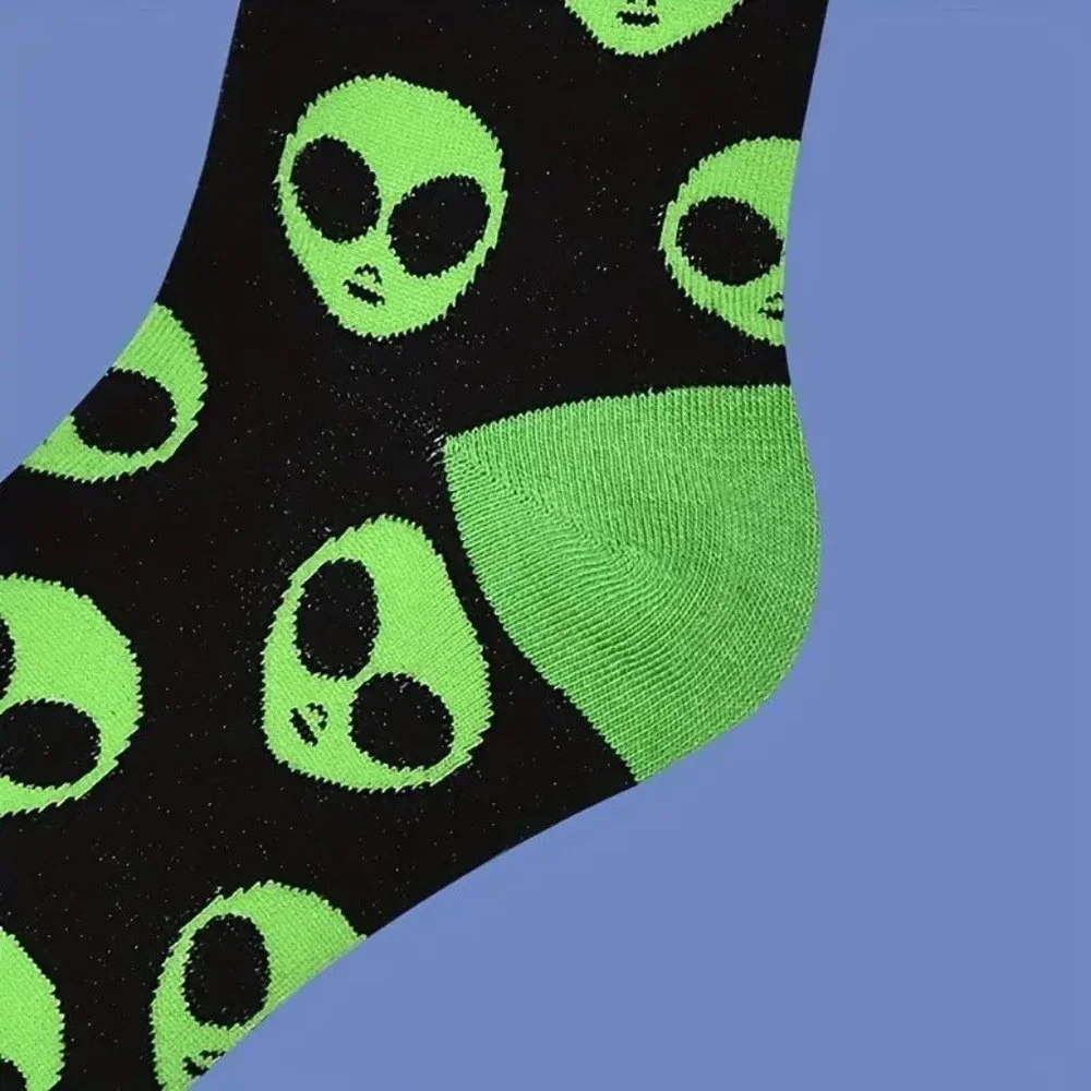 Alien Socks Crew Length Unisex Sci-fi